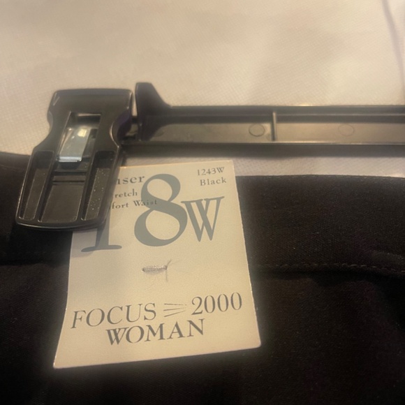 Pretty Focus 2000 plus size dress pants in black.  New with tags. - Picture 4 of 5